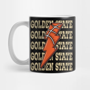 Funny Sports Golden State Proud Name Basketball Classic Mug